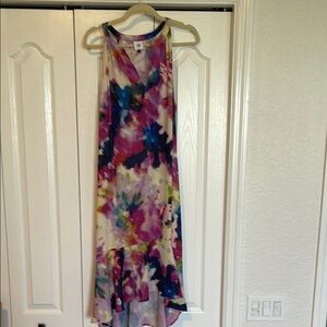 Multicolor Sleeveless Women's Dress